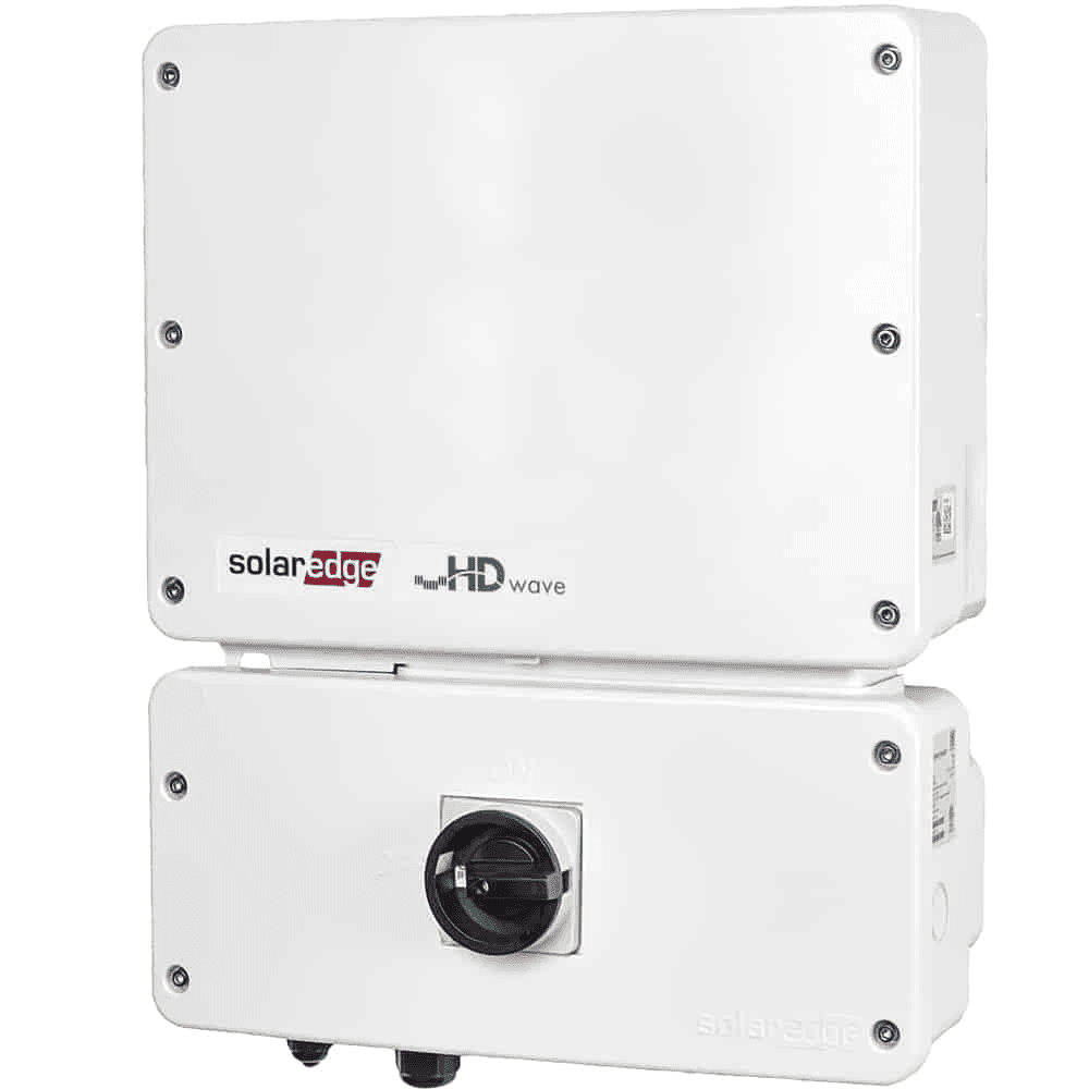 SolarEdge Home Hub HD-Wave inverter with DC disconnect — official product render