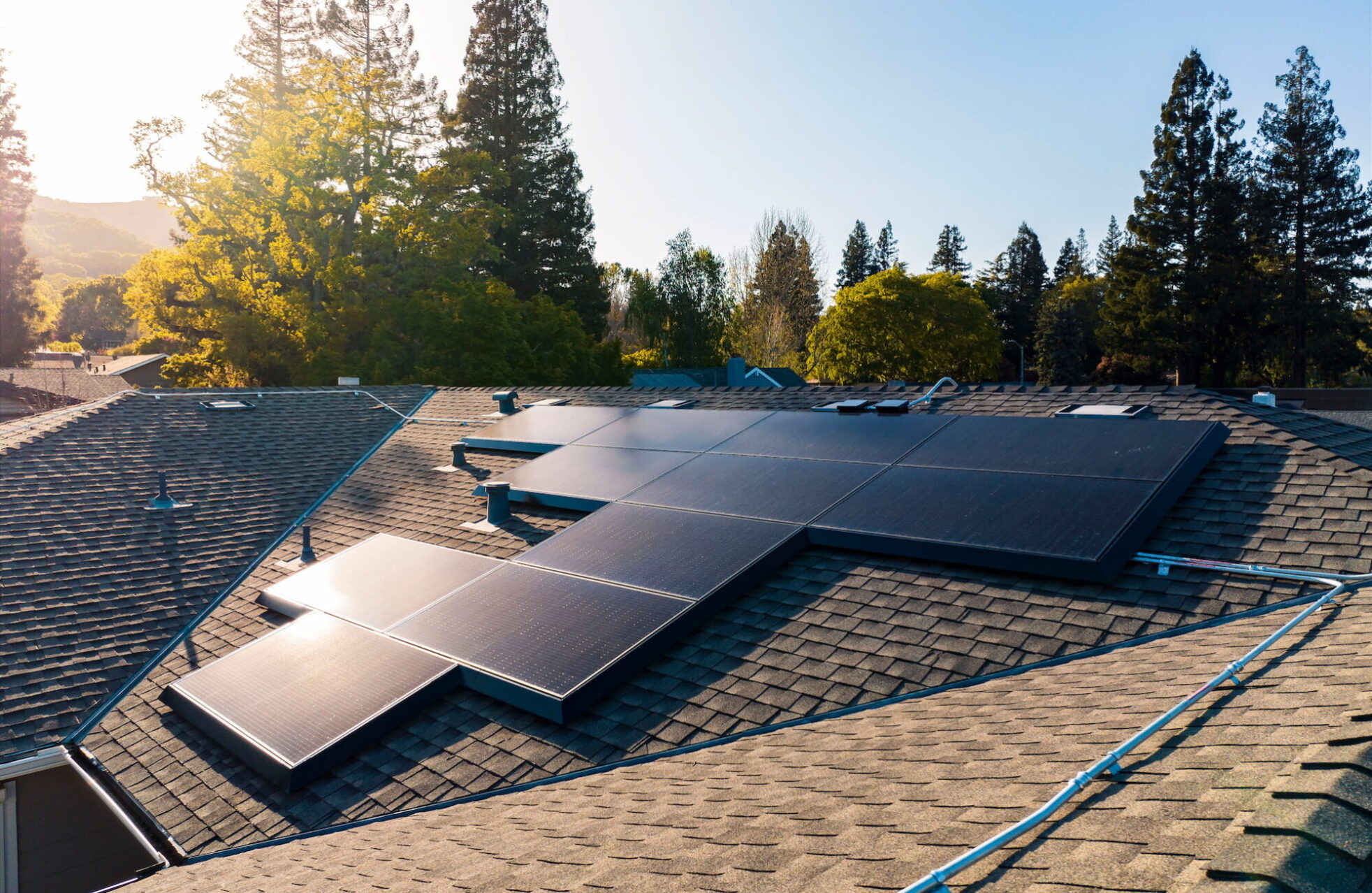 Rooftop solar installation