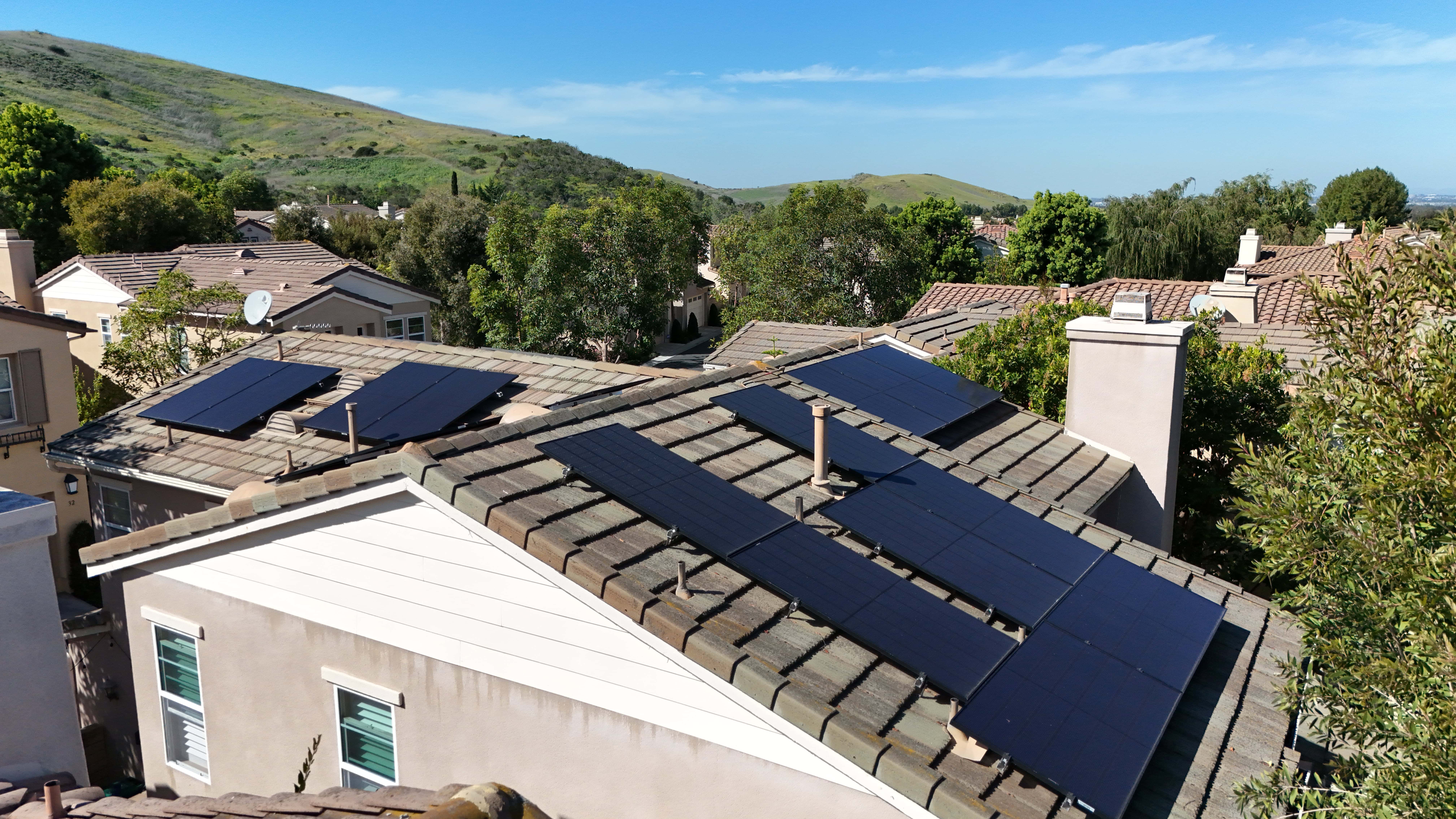 spring time solar installation