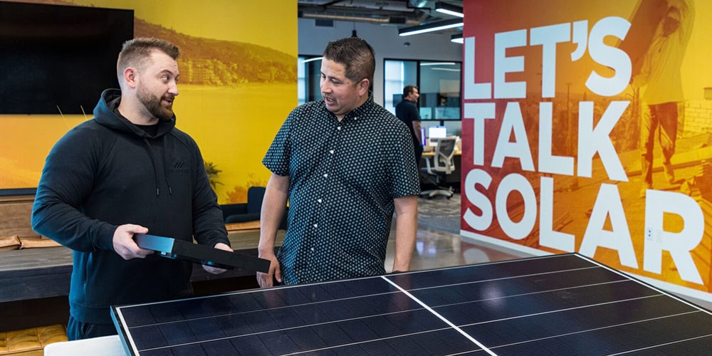 with OC Solar, you work with one team from start to finish